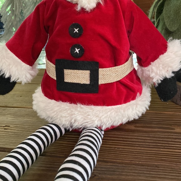 Pottery Barn Kids Felt Santa Claus Shelf Sitter with Felt Christmas Tree Set - Picture 5 of 16